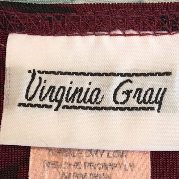 Gorgeous dressy knit top by Virginia Gray, size 1X - Picture 4 of 6